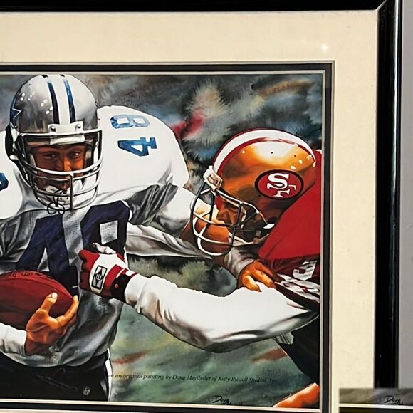 Daryl Johnston Cowboys 11x14 Print 1994 Official NFL Licensed - Mint Moose On Th - Picture 3 of 6